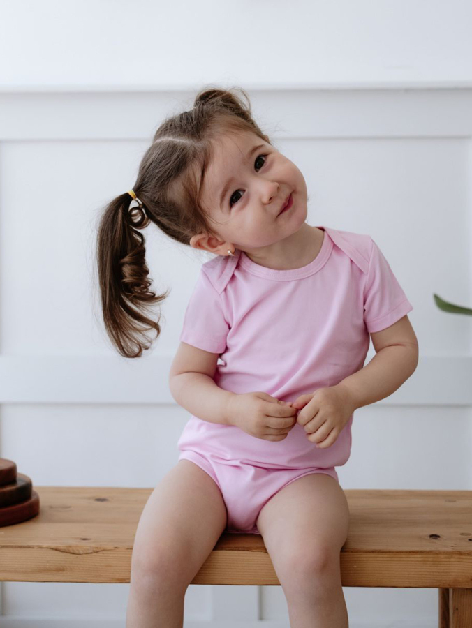 %100 Pamuk 2li Kısa Kollu Bebek Body - 3