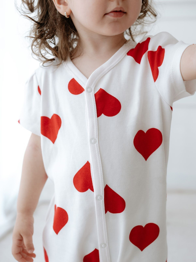 %100 Pamuk Kalpli Bebek-Çocuk Şort Pijama Takımı - 3