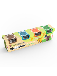 125 Gr 4'lü Standart Oyun Hamuru Set 3 - Childgen