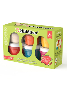 125 Gr 6'lı Oyun Hamuru Seti - Childgen