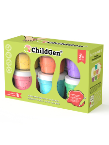 125 Gr 6'lı Pastel Oyun Hamuru Seti - Childgen