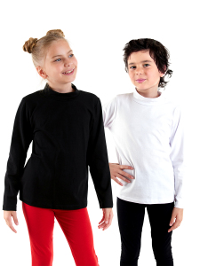 2-Pack Basic Turtleneck Unisex T-shirt - 1