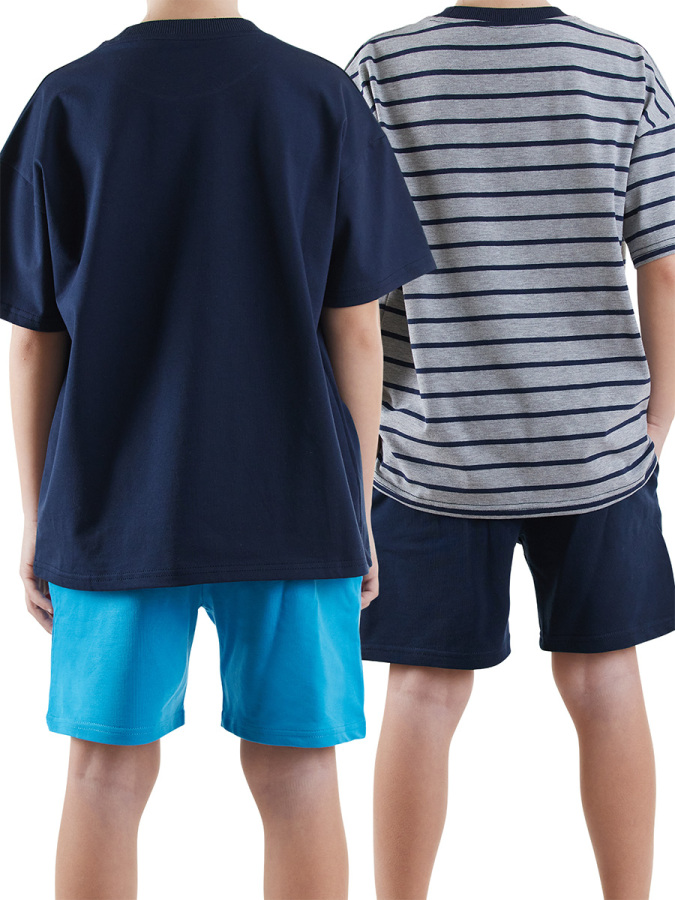 2 Pack Boy Navy&Blue Shorts - 2