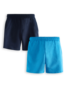 2 Pack Boy Navy&Blue Shorts - 4
