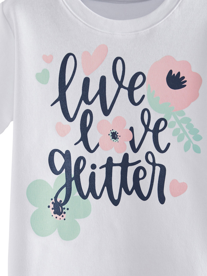 2 Pack Girl Pyjama Set Flowers - 6