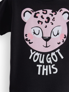 2 Pack Girl Pyjama Set Leopard - Denokids