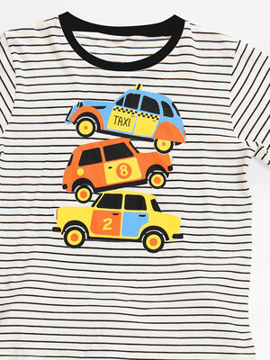 3 Cars Boy T-shirt&Pants Set