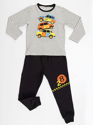 3 Cars Boy T-shirt&Pants Set - 3