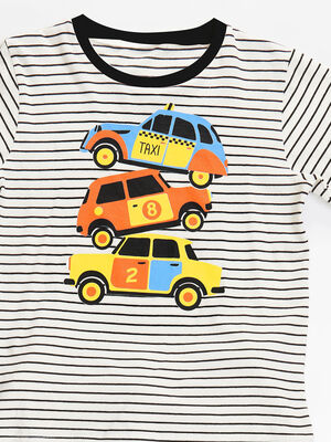 3 Cars Boy T-shirt&Pants Set - 5