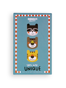 3-Pack Boxed Boy Animals Socks - 4