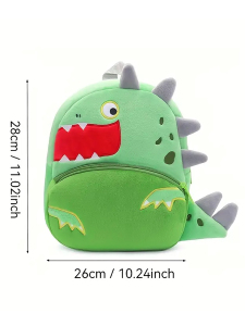 3D Dinozor Erkek Çocuk Okul Anaokul Sırt Çantası - 2