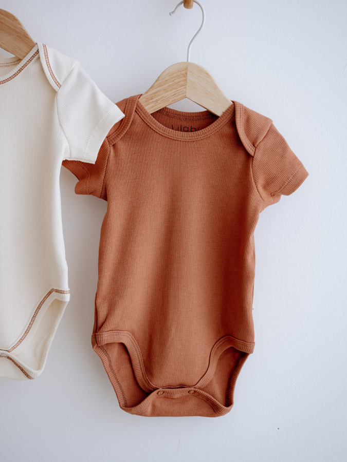 3lü Pamuklu Kaşkorse Kısa Kollu Body Set Renkli - 2