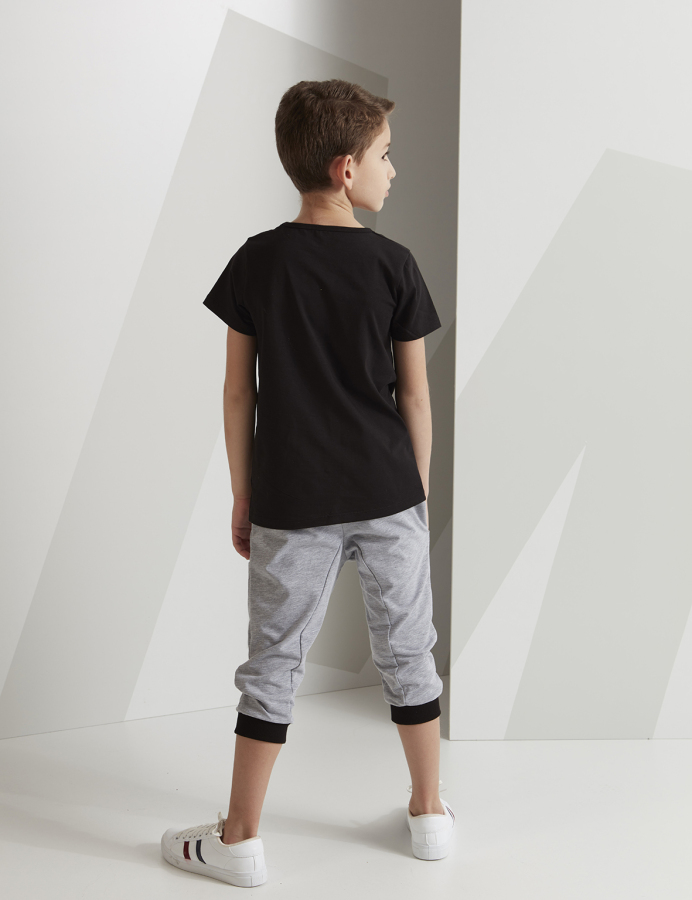 4 Cars Erkek Çocuk T-shirt Kapri Şort Takım - 6