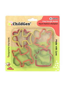 8'Li Oyun Hamuru Kalıbı - Childgen
