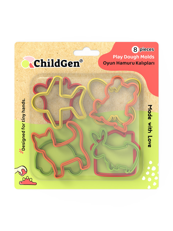 8'Li Oyun Hamuru Kalıbı - 1