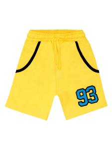 93 Truck Çizgili Sarı Erkek Çocuk Yazlık T-shirt ve Şort Takım - 6