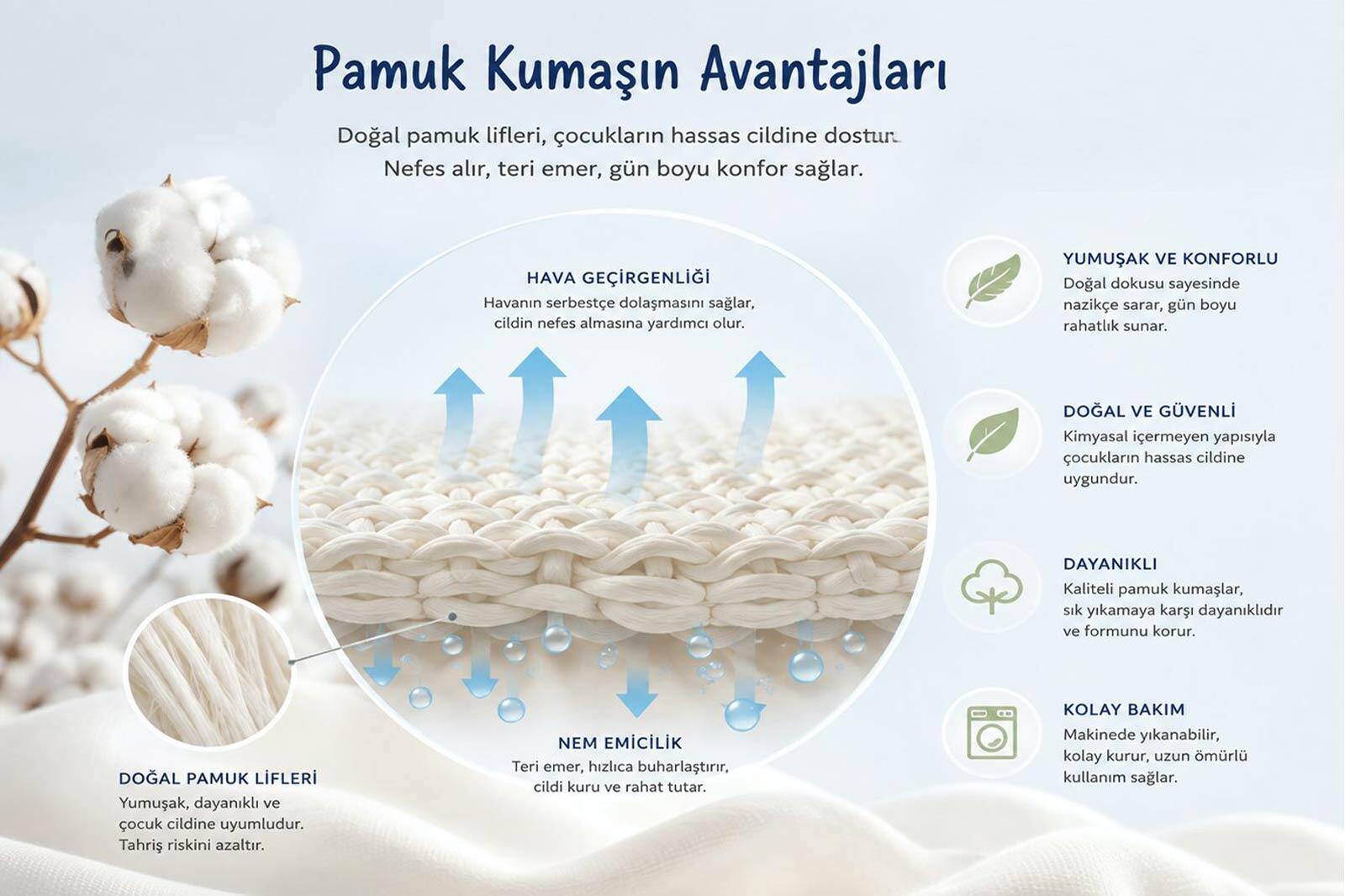 Pamuk Kumaşın Avantajları