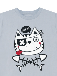 Ahoy Kedi Erkek Çocuk Yazlık T-shirt Şort Takım - 9