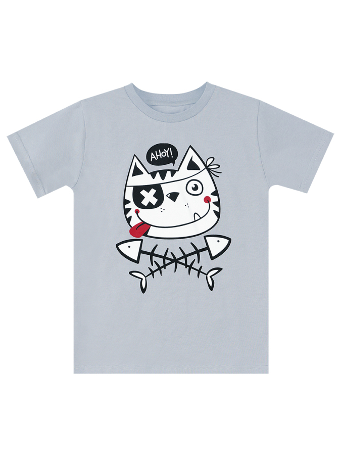 Ahoy Kedi Erkek Çocuk Yazlık T-shirt Şort Takım - 4