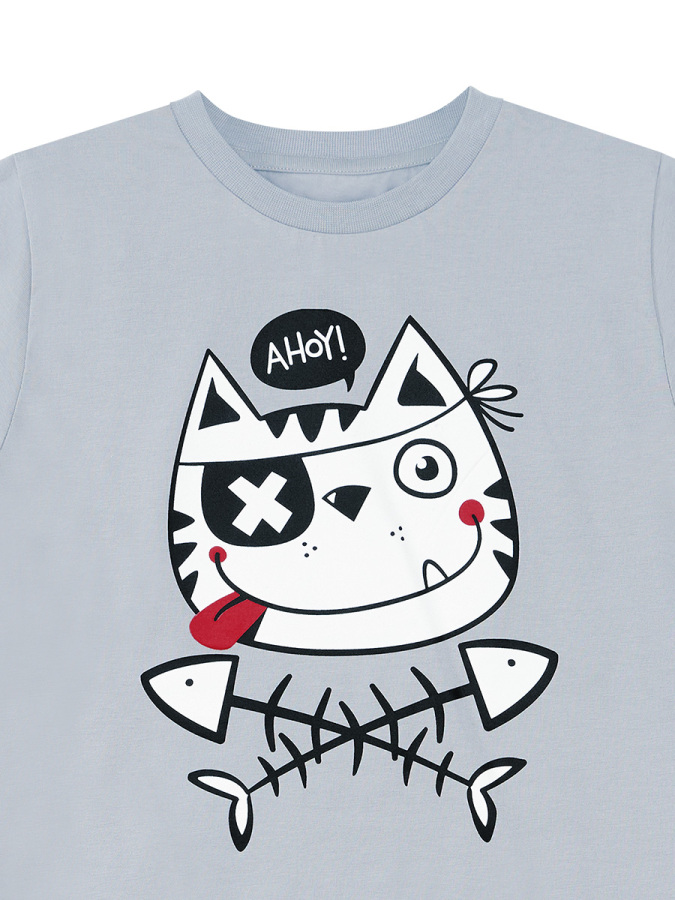 Ahoy Kedi Erkek Çocuk Yazlık T-shirt Şort Takım - 8