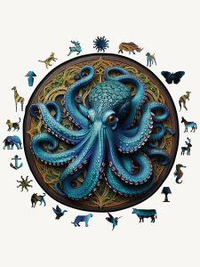 Ahtapot - 39.50 Cm Yap Boz - NcPuzzles