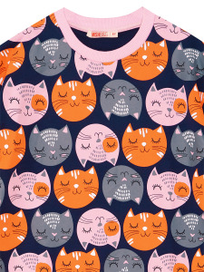 All Cats Navy Girl Dress - 5