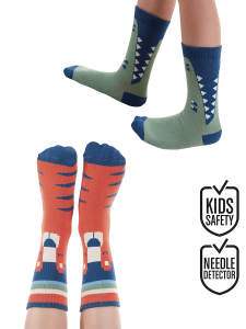 Animals Boy 2-Pack Socks Set - Denokids