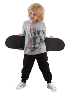 Animals Team Boy T-shirt&Pants Set - Denokids