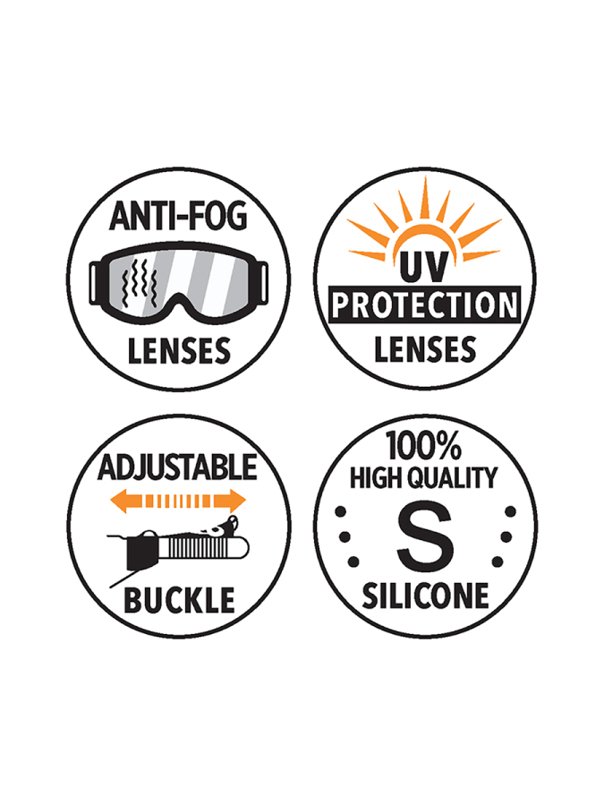 Anti-Fog UV Protected Unicorn Girl Swimming Goggles - 5