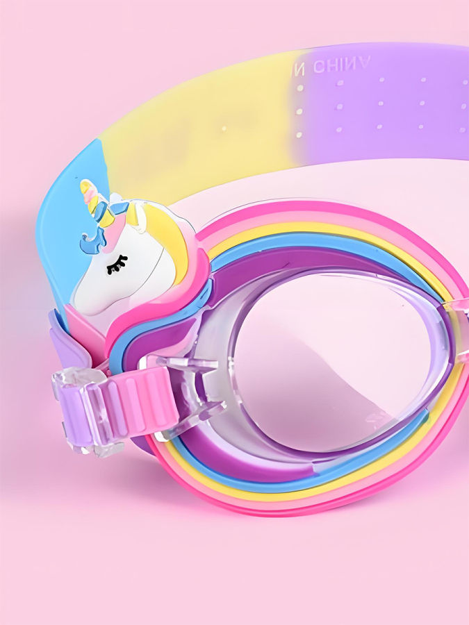 Anti-Fog UV Protected Unicorn Girl Swimming Goggles - 3