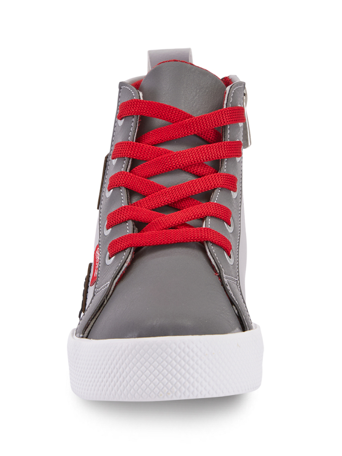 Araba Erkek Çocuk Gri Sneakers Spor Ayakkabı - 3
