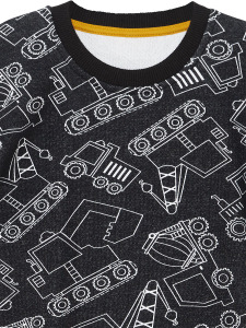 Arabalar Erkek Çocuk Siyah Eşofman Takım - 2