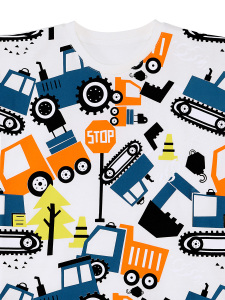 Arabalar Erkek Çocuk Yazlık T-shirt Kapri Şort Takım - 10