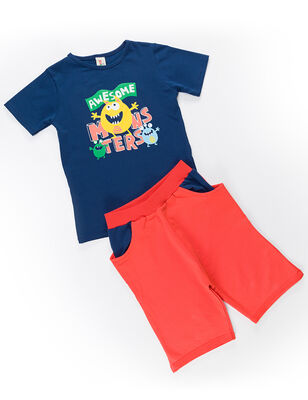 Awesome Monsters Shorts Set