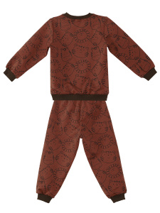 Baby Animals Baby Boy Brown Tracksuit - 3