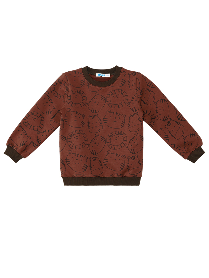 Baby Animals Baby Boy Brown Tracksuit - 5