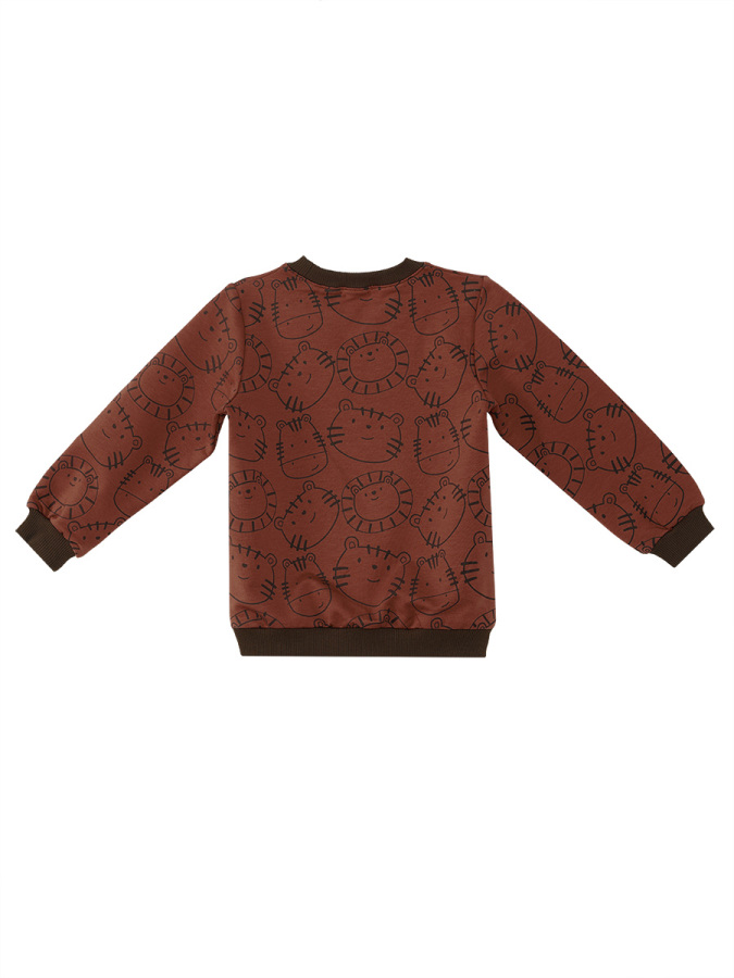 Baby Animals Baby Boy Brown Tracksuit - 6