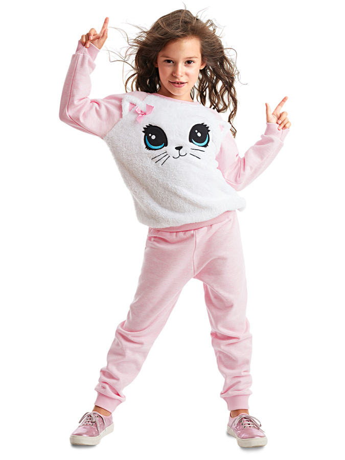 Baby Cat Girl Tracksuit - 1