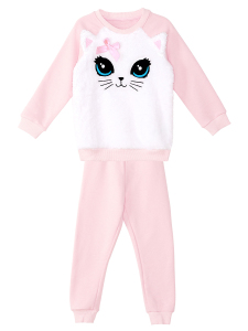Baby Cat Kız Çocuk Yumuş Eşofman Takım - 3