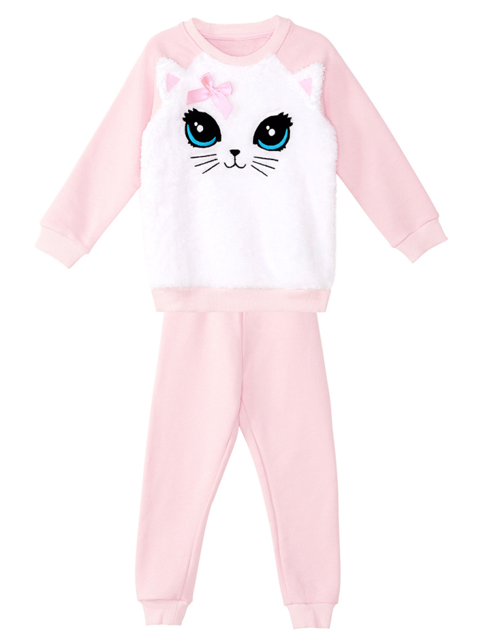 Baby Cat Kız Çocuk Yumuş Eşofman Takım - 2