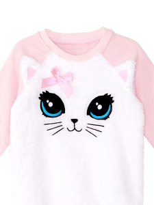 Baby Cat Kız Çocuk Yumuş Eşofman Takım - 7