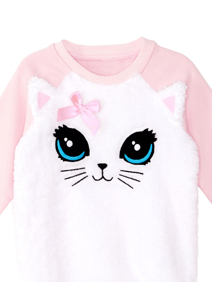 Baby Cat Kız Çocuk Yumuş Eşofman Takım - 7