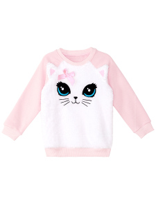 Baby Cat Kız Çocuk Yumuş Eşofman Takım - 4