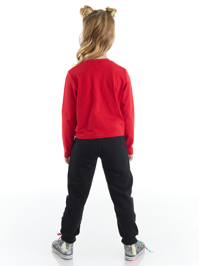 Balerin Zebra Kız Çocuk T-shirt Pantolon Takım - 2
