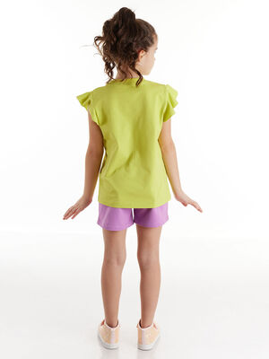 Balerina Cat Girl T-shirt&Shorts Set - 2