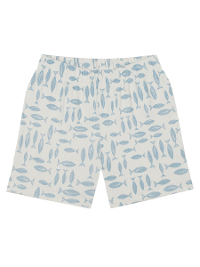 Balık Kısa Kollu Tshirt Şort Pijama Takımı - 6