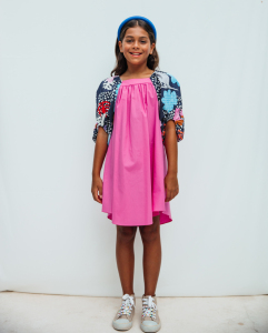 Balon Kollu Kız Çocuk Elbise - SheShe