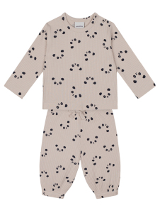 Bambu Panda Uzun Kollu Bebek Eşofman Takımı - Antebies