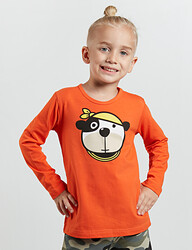 Bandanalı Köpek Erkek Çocuk T-Shirt - Thumbnail