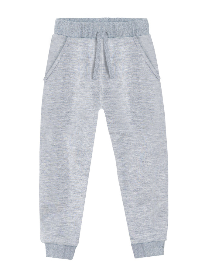 Slim Fit Unisex Grey Joggers - 1